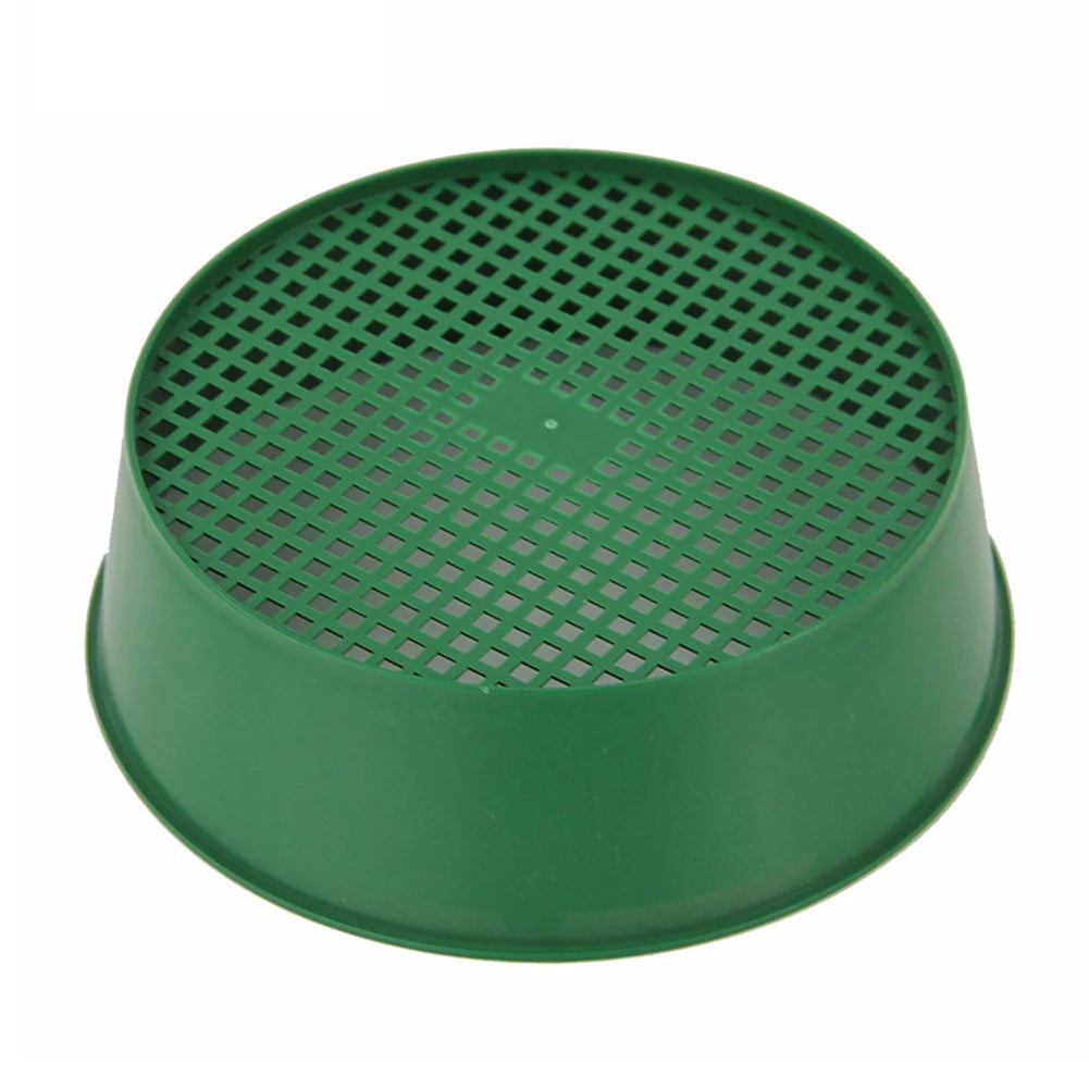 Garden Soil Filter Home Garden Tool Plastic Garden Sieve Sifting Tool Fine Mesh Soil Sieve For Soil Stone Mesh Gardening
