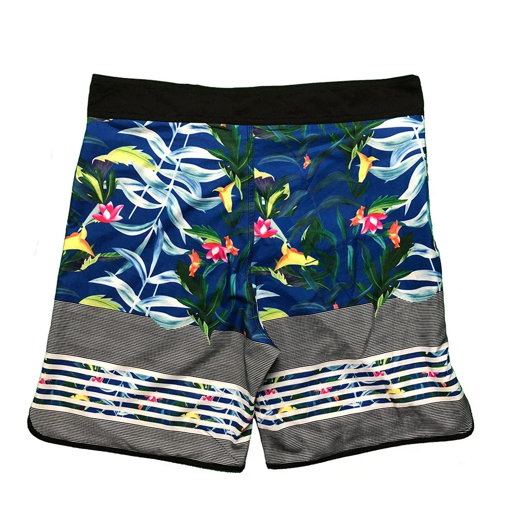 Print men's swimming trunks beach board shorts holiday gym casual shorts sports surf shorts outdoor sports pants Workout pants