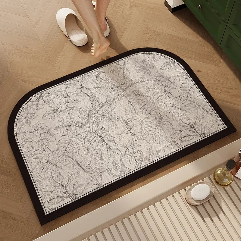 Bathroom Mat Toilet Entrance Doormat Bath Rug Non-slip Carpet  Absorbent Foot Mats for Floor Anti-slip Area Rugs Home Decor