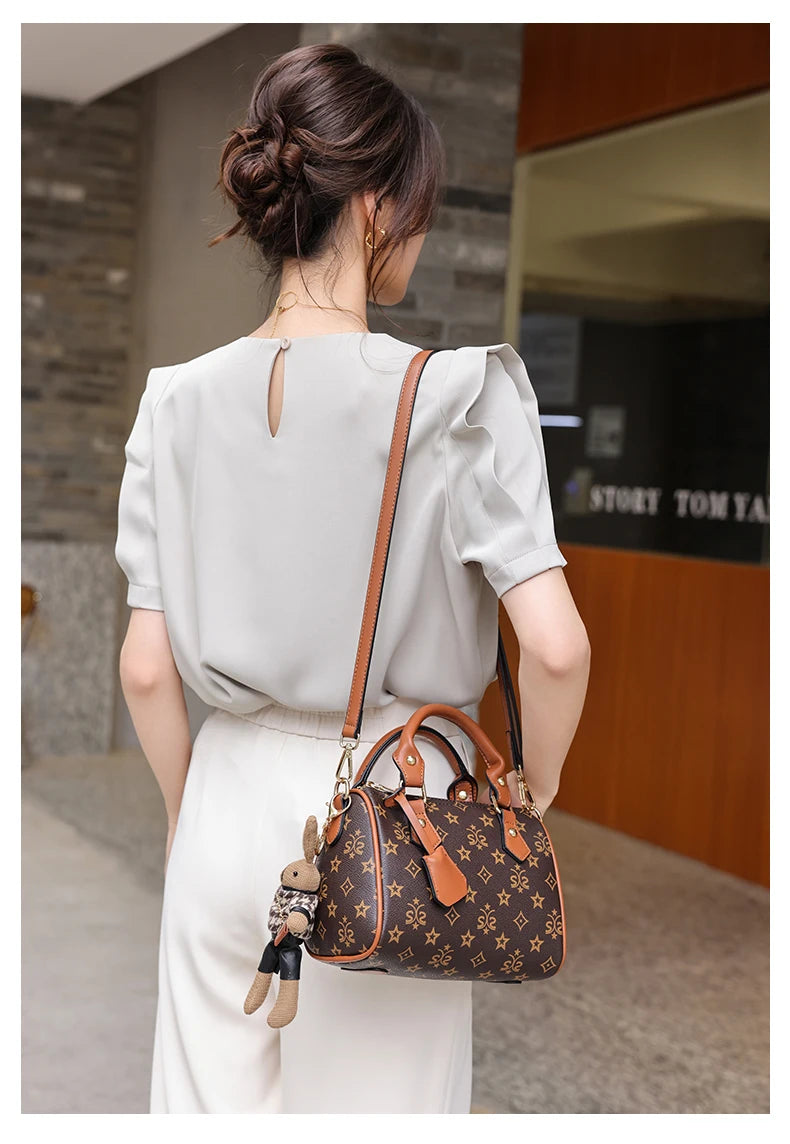 FOXER Vintage 2026 Women's Shoulder Handbag Fashion Large Pillow Bag Female Crossbody Bag for Daily & Commute Use
