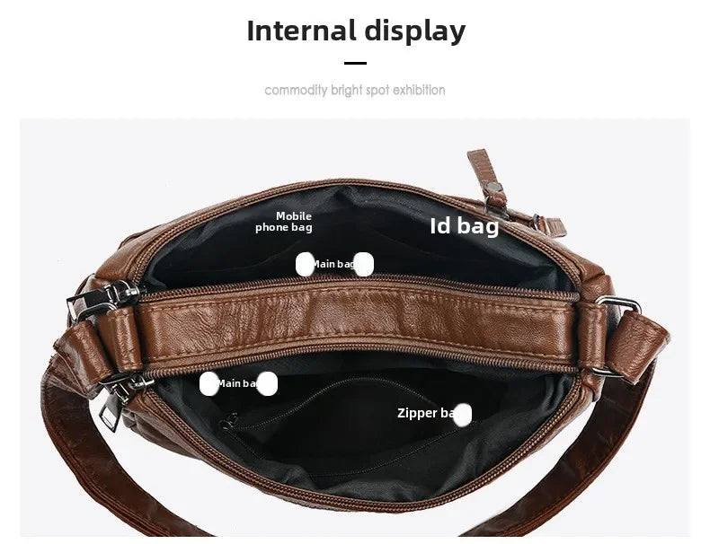 2026 New Ladies Soft Leather Bags High Quality Purses and Handbags Famous Designer Crossbody Shoulder Bag for Women Sac A Main