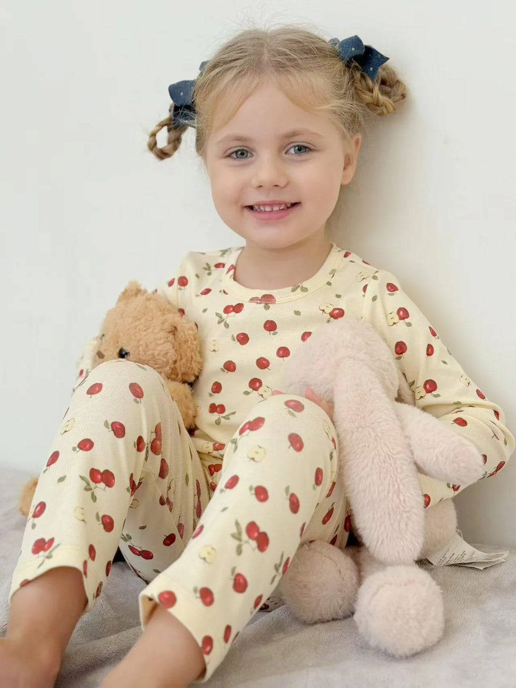 1-6T Toddler Kid Baby Boy Girl Clothes Set Cotton Infant Homewear Casual Top Pant Suit Childrens 2pcs Pajamas Set Outfit