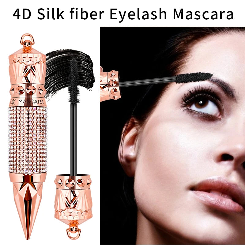 QIC Mascara with Large Brush Head, Easy to Apply, Non-Clumping, Non-Fading