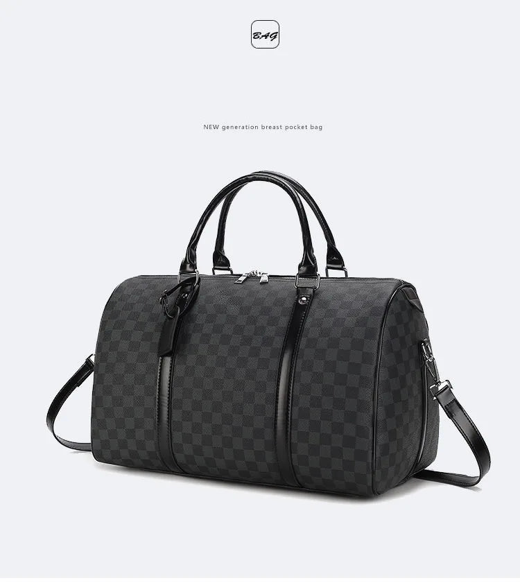 Fashion Handbag Men Top-Handle Bags Luxury Travel Tote Bag Men Large Capacity Fitness Bag Crossbody Bags Business Luggage Bag