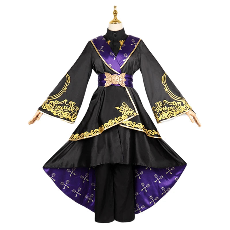 Riddle Cosplay Costume Black Fancy Cloak Carnival Party Costume Halloween Uniform