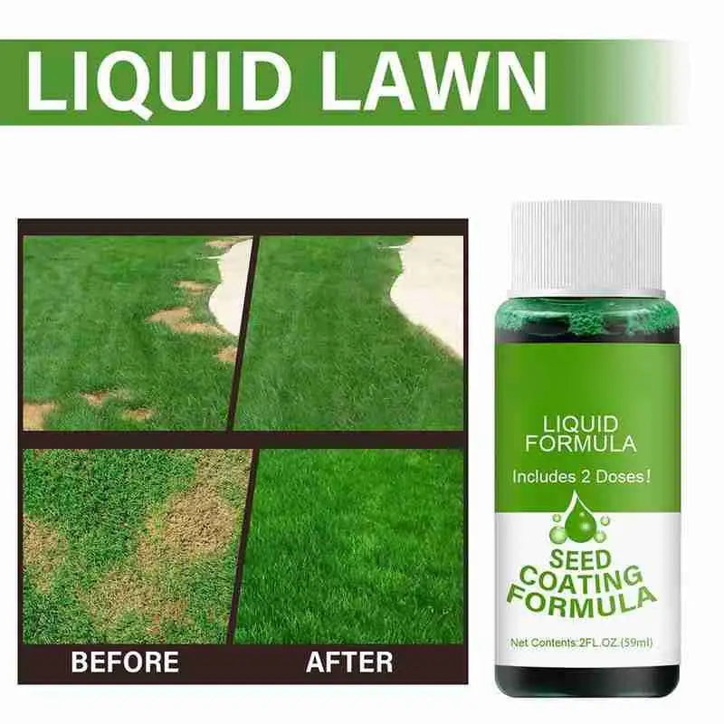 Garden Hydro Mousse Liquid Green Grass Lawn Spray Turf Seed Growthboosting Garden Care Tool Damaged Lawn Repair Liquid Accessory