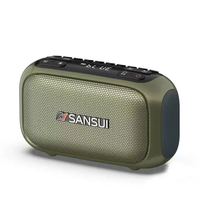 Mini Soundbox Multifunctional Digital FM Radio Wireless Bluetooth Speaker Recording Function Outdoor Portable MP3 Player Boombox