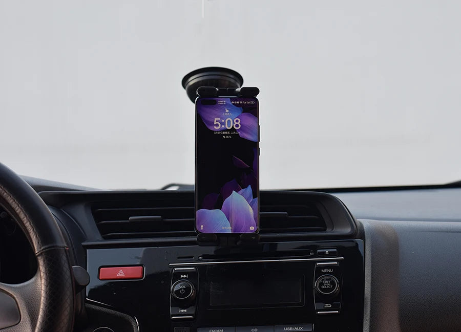 Dashboard Tablet Holder for Car Suction Car Mount with for All 7"-15" Pad Tablet and 4" - 7"Folding Screen/Straight Panel Phone