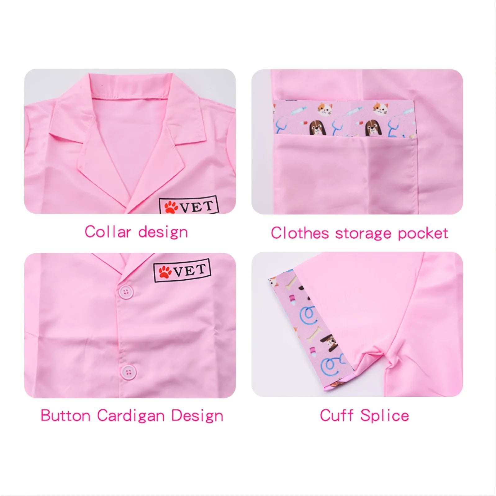 Children'S Veterinary Clothing, Kindergarten Professional Role-Playing Performance Costumes, Home Play Performance Costumes