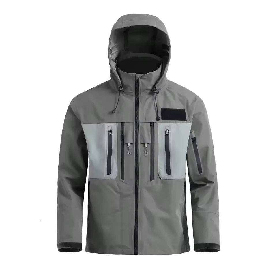 Men's Fly Fishing Wading Jacket Breathable Waterproof Fishing clothing Wader Jacket Hiking Camping Trekking Hunting Clothes