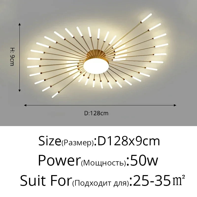 Modern LED Ceiling Lamp Luxury Household Living Dining Room Chandelier Home Decor Bedroom Pendant Light Kitchen Lustres Fixtures
