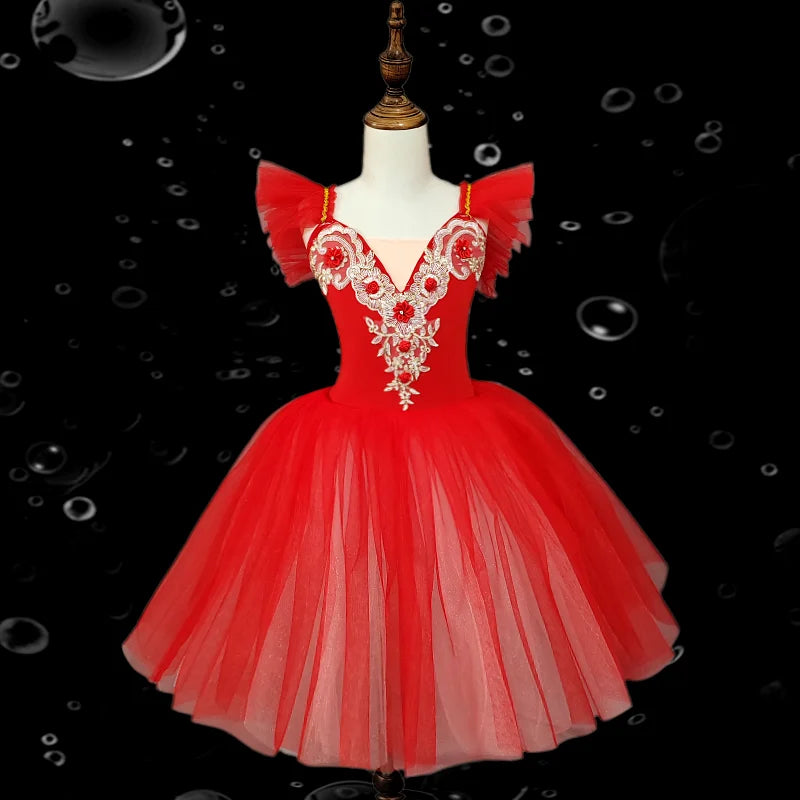 Girls' ballet skirt, school dance performance skirt, children's ballet skirt, girls' dance skirt, ballet performance costumes