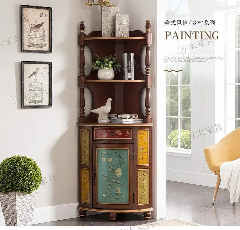 Wood Corner Living Room Cabinets Filing Decor Bookcase Mobile Living Room Cabinets Wine Nordic Vitrina Lounge Suite Furniture