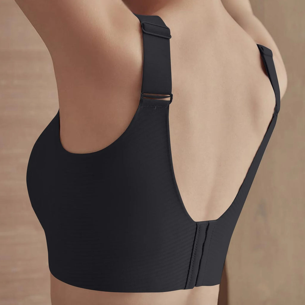 Women Large Size Bra Female Soft Support Seamless Underwears Comfortable Gathering No Steel Ring Light Thin Breathable Bras
