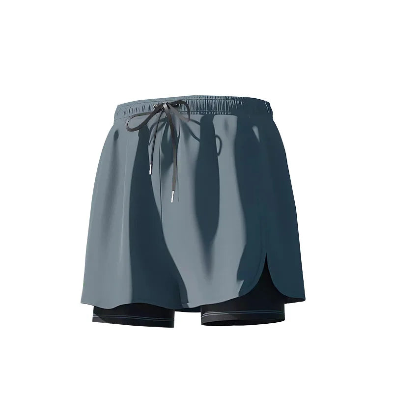 Adult Swimming Trunks for Men 2025 New Style Quick-drying Double-layer Anti-embarrassment Large Size Casual Swimming Shorts