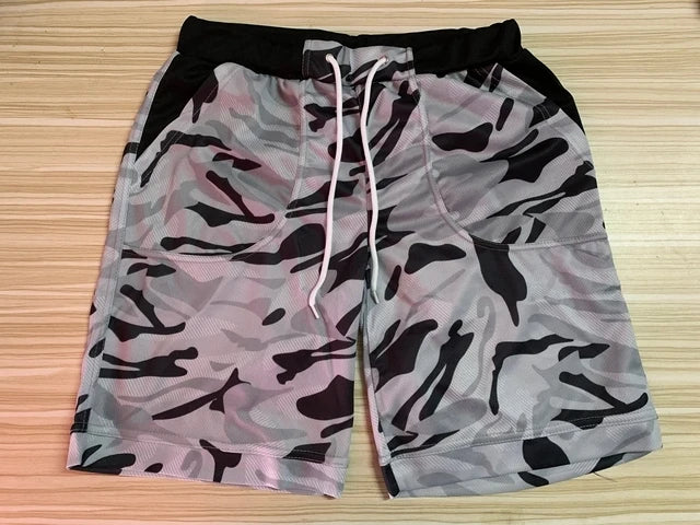 Men's Swimming Trunks Summer Swimming Fitness Shorts Men's Fashion Sports Beachwear Quick-Drying Stretch Beach Pants