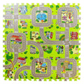 Baby Play Mat 9pcs/lot Kids Carpet Playmat Children Rug Soft Floor Toys Road Traffic Soft Floor Home Decor EVA Kids Foam Puzzles
