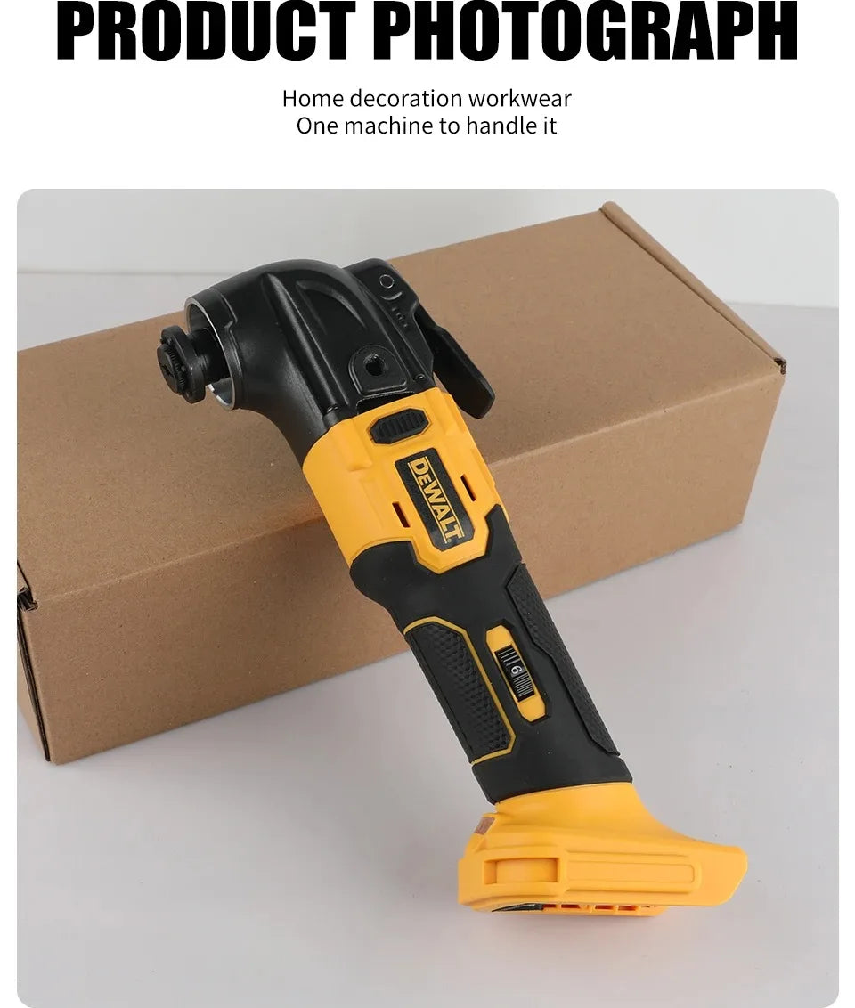 DEWALT 20V MAX Cordless Oscillating Tool 3.2° Angle 6-Speed Multi-Material Trimmer/Cutter for Workshop And Home Renovation
