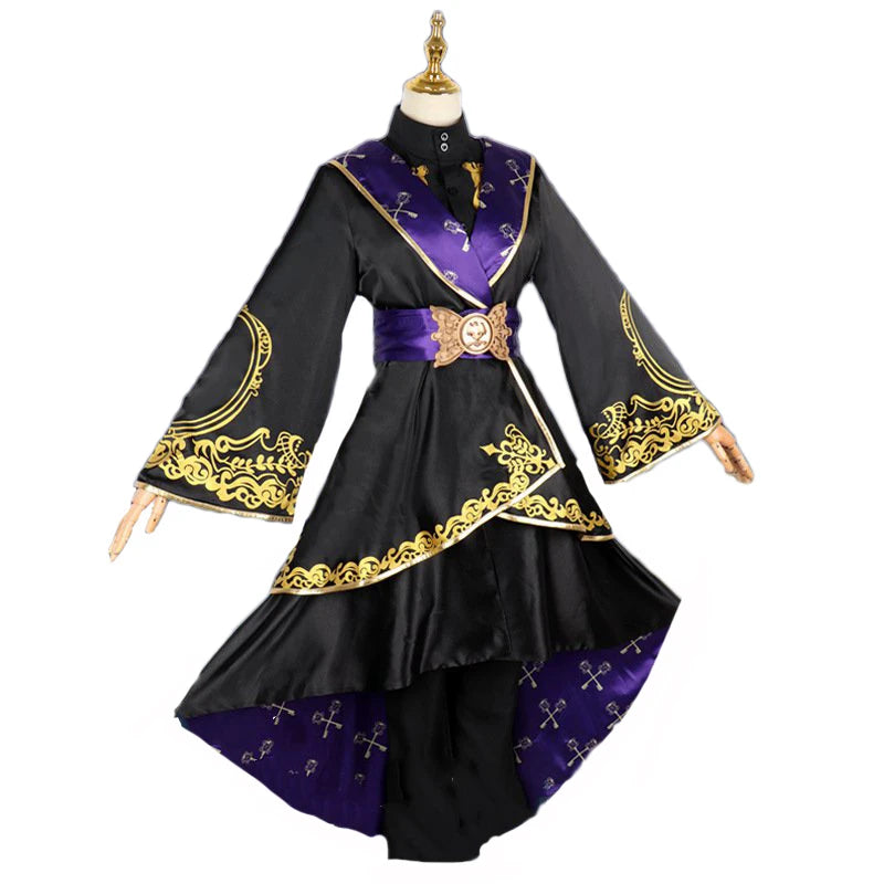 Riddle Cosplay Costume Black Fancy Cloak Carnival Party Costume Halloween Uniform