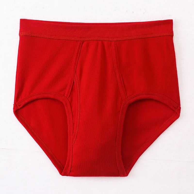 Men's Briefs Sexy Underwear Men 100%Cotton Soft Underpants Comfortable Solid Panties Male High Waist Breathable Underwear Cuecas