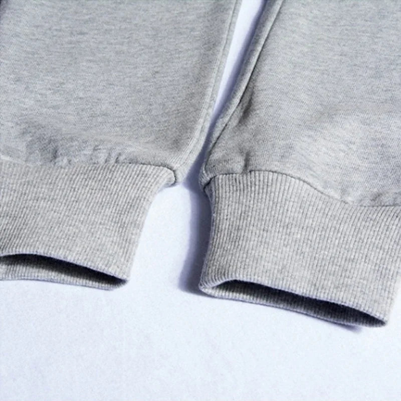 The latest trend in men's and women's sports pants is gothic streetwear, sporty and casual, fleece warm pants, and clothing
