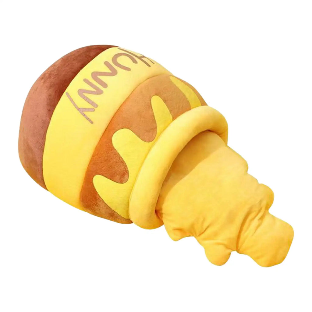 Cat Bed for Indoor Cats Sleeping Bed Pet Cat Bed Cartoon Washable Nonslip Bottom Non Slip Removable Cushion Honey Pot Cozy Cave