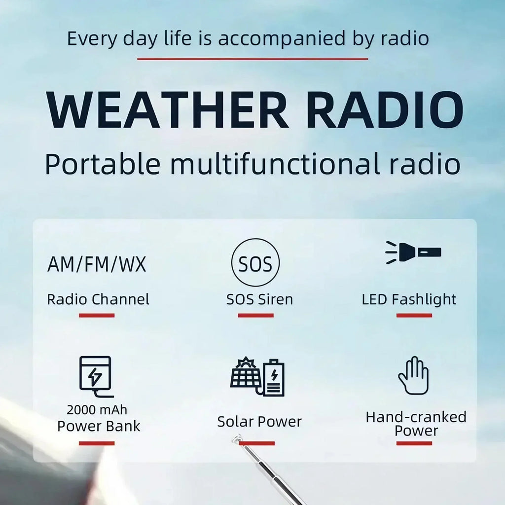 Portable Mini Radio Rechargeable Handheld FM USB TF MP3 Player Wireless Speakers Compact Audio Device