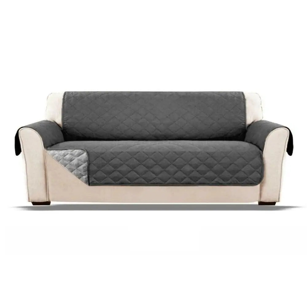 Waterproof Sofa Cover Quilted Anti-wear Couch Cover for Dog Pet Kids Recliner Armchair Furniture Slipcovers 1/2/3 Seater Protect