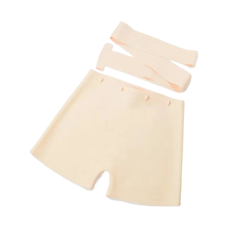 Waterproof Silicone Swim Trunks Quick-Dry Beach Swimming Shorts Men Women High-waist Pool Water Park Rafting High-elastic Trunk