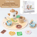 Children's simulation wooden toys, tea set sets, pretend games, baby educational toys, birthday and holiday gifts