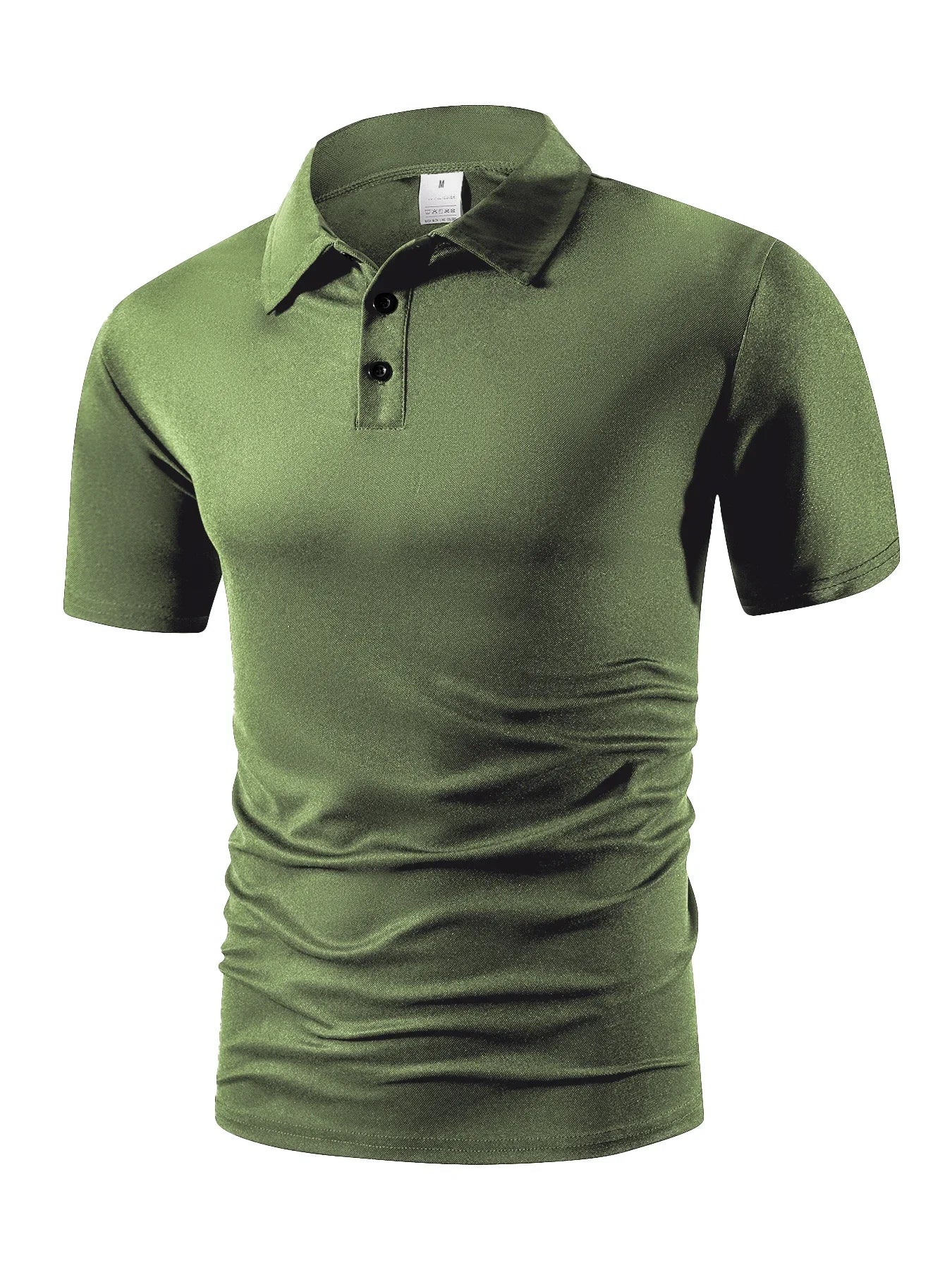 Men's Summer Polo Shirt Casual Breathable Comfortable T Shirts Solid Color High Quality Short Sleeve T-Shirt Outdoor Sport Tops