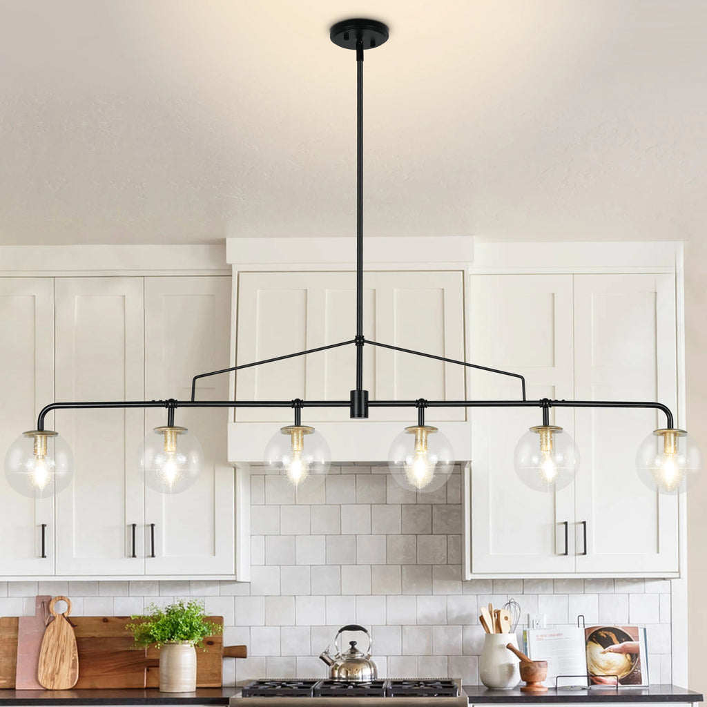 Island Lights for Kitchen Linear Chandelier Kitchen Island  Lighting Light Fixtures Black Chandeliers for Dining Room