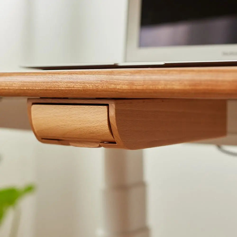 Invisible Storage Box Decoration Bamboo/Walnut Adhesive Hidden Drawer Home Storage Stationery Container Wooden Storage Drawer