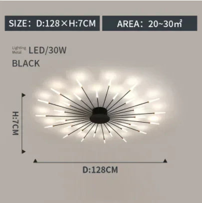 Modern LED Ceiling Lamp Luxury Household Living Dining Room Chandelier Home Decor Bedroom Pendant Light Kitchen Lustres Fixtures