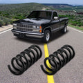 3" Front Lowering Coil Springs Drop For Chevrolet GMC C1500 Suburban 1992-1998