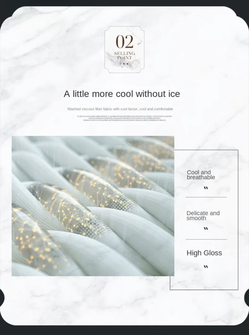 A/B Double-Sided Color Bedding Set Silky Satin Duvet Cover Bed Sheet Pillowcase Luxury Bedsheet King Queen Double Twin Size