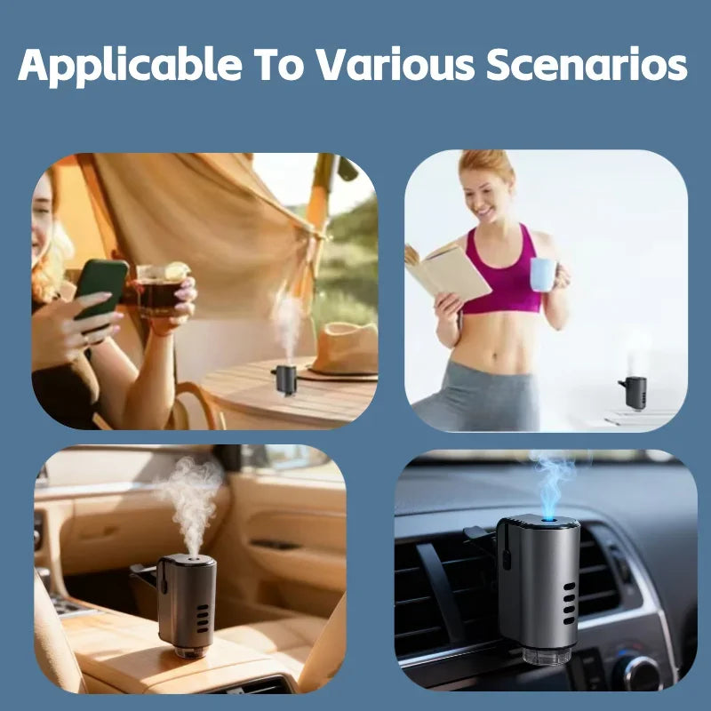 Car Air Aromatherapy Diffuser Car Air Fresheners Humidifier Aromatherapy Freshener Removing Odors Car Accessories