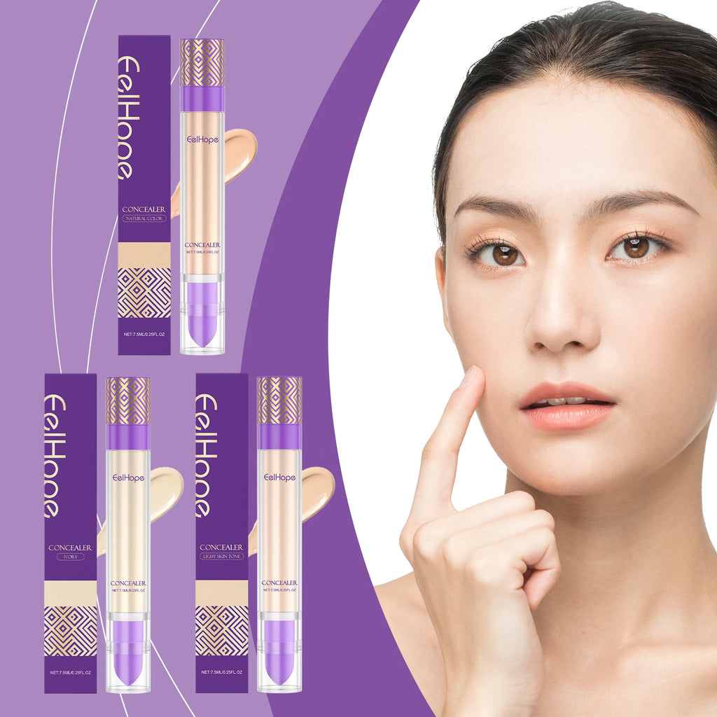 Concealer Improve Skin Elasticity Brighten Complexion Not Easy Remove Makeup Moisturizing Liquid Lightweight Dark Circle Blemish