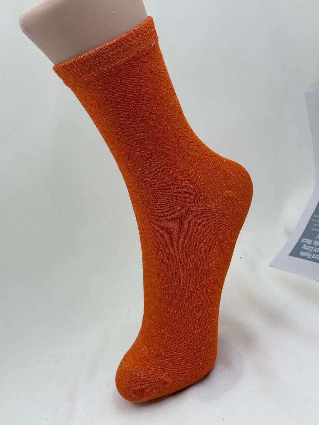Women's Socks Spring  Japanese-style Gold Silver Thread Socks Solid Color Thin Breathable Mid-calf For Girl Funny Fashion Simple