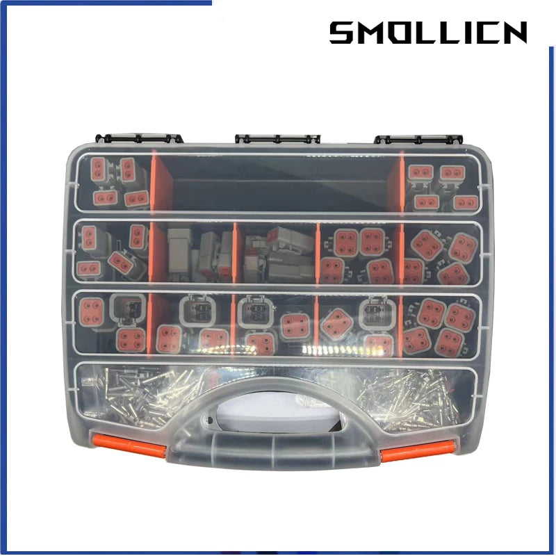 1 BOX 226 Pcs Deutsch DTP Series Waterproof Connector Wire Kit Repair Tool Box DTP06-2S DTP06-4S DTP04-2P DTP04-4P