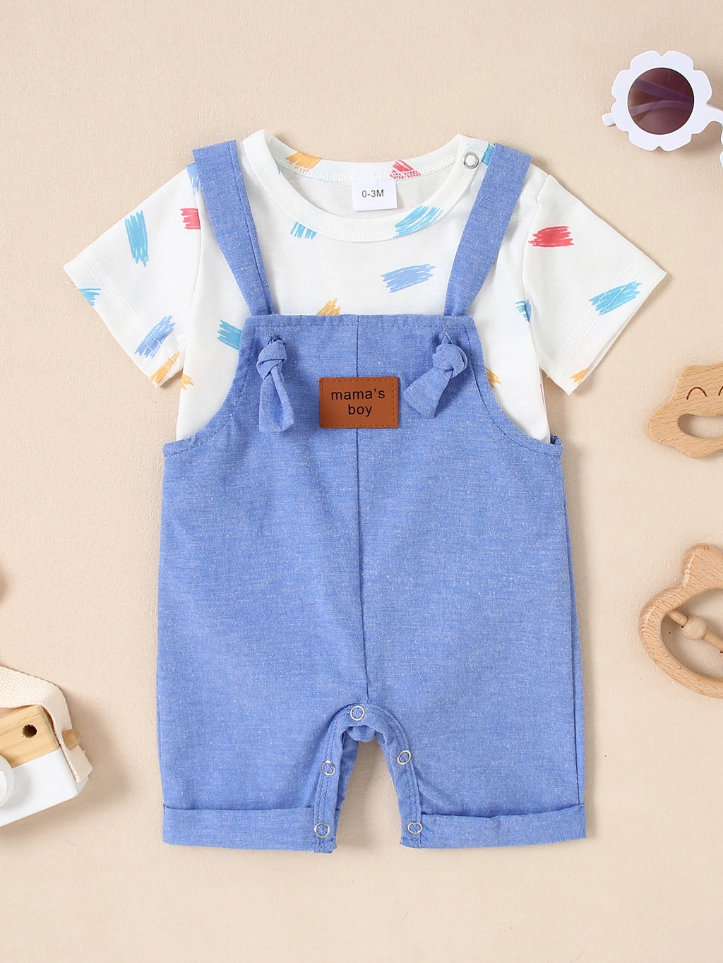 Newborn Baby Boy Clothes Outfit Set,0-18 Months Summer Short Sleeve Romper Bodysuit Overall Infant Boys Clothing