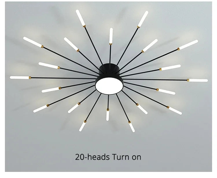 Modern LED Ceiling Lamp Luxury Household Living Dining Room Chandelier Home Decor Bedroom Pendant Light Kitchen Lustres Fixtures