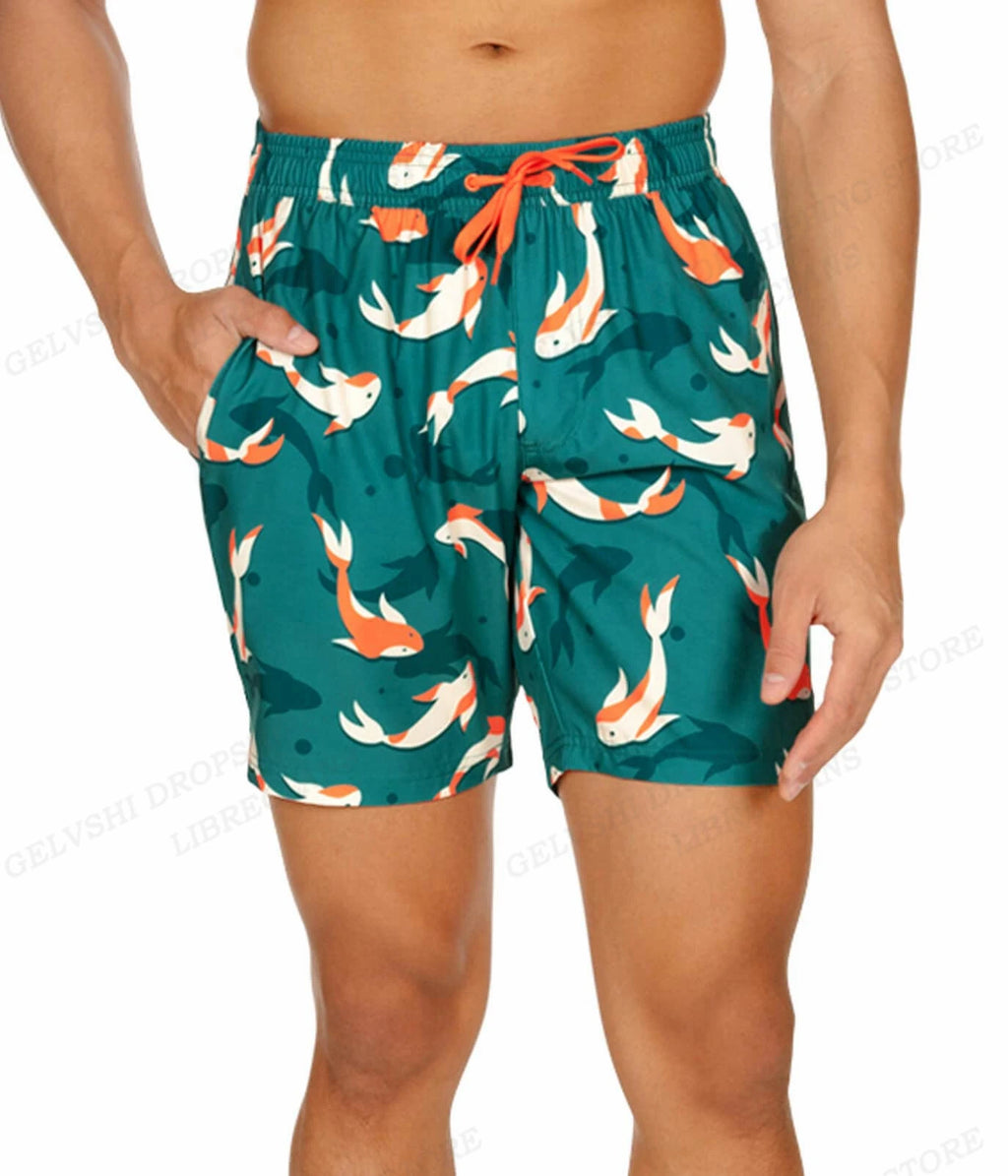 Duck Board Short Kids Beach Shorts Men's Swimming Trunks Masculina Casual Shorts Boy Sports Briefs Swimwear Trunk Quick Dry Pant