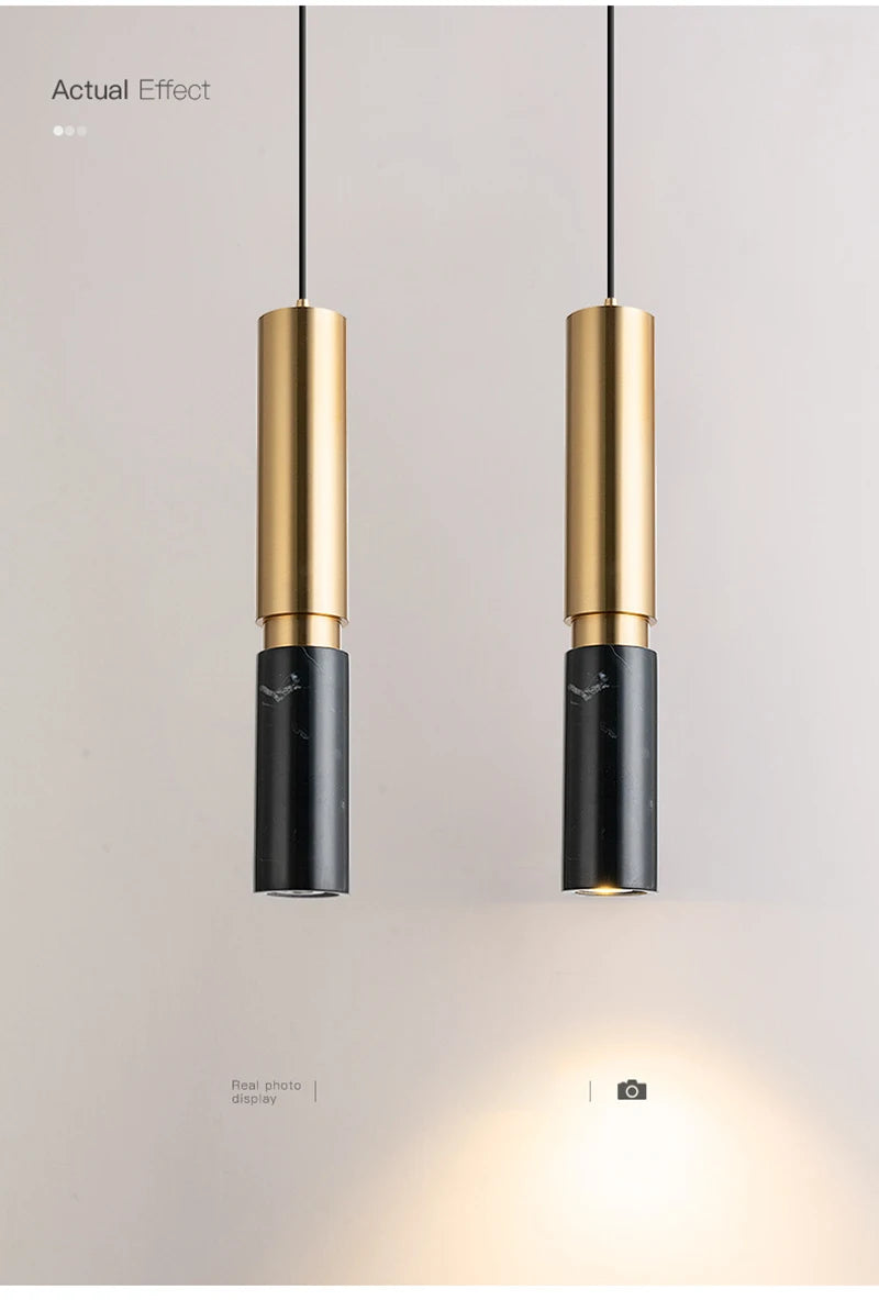 Marble Led Art Pendant Light Modern Nordic Light Luxury Pendant Lamp Indoor Lighting Home Decor For Living Room Bedroom Hotel