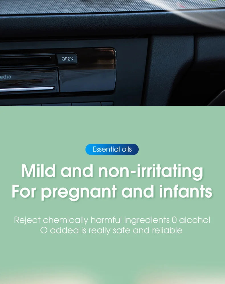 Car Air Freshener Mini Helicopter Rotating Aromatherapy Purifie Odors Car Perfume Essential Oil Diffuser Car Vent Aromatherapy