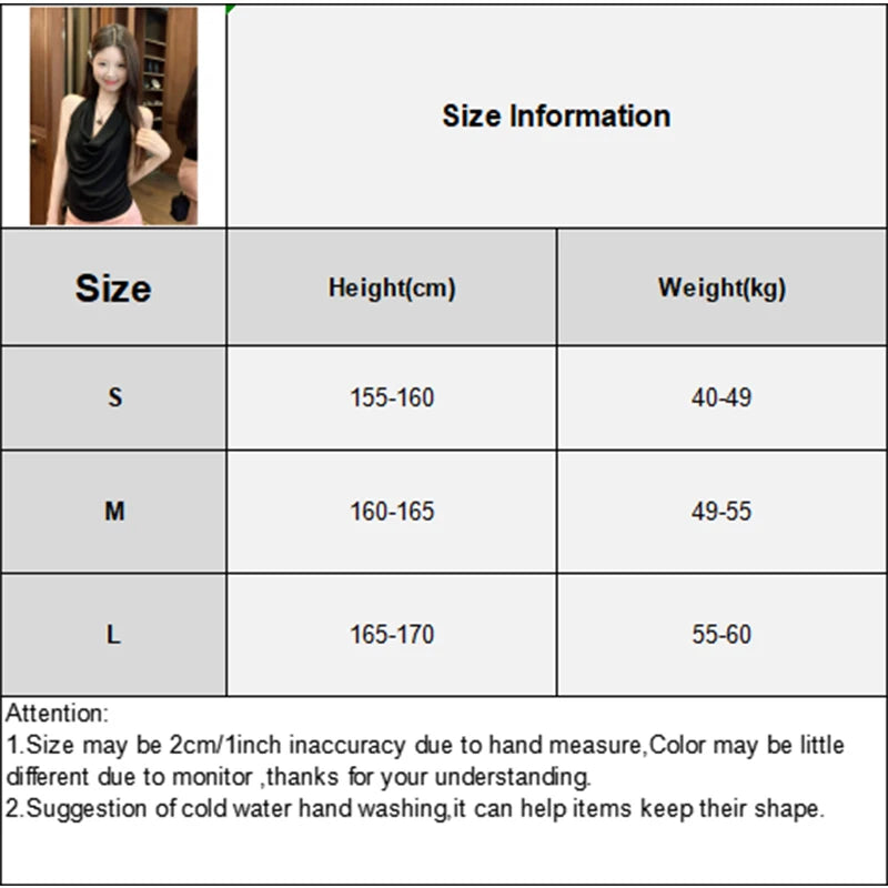 Summer Women Pure Desire Sexy Swing Collar Halter Sleeveless Slim Tank Top French Fashion Tank Top New 2025