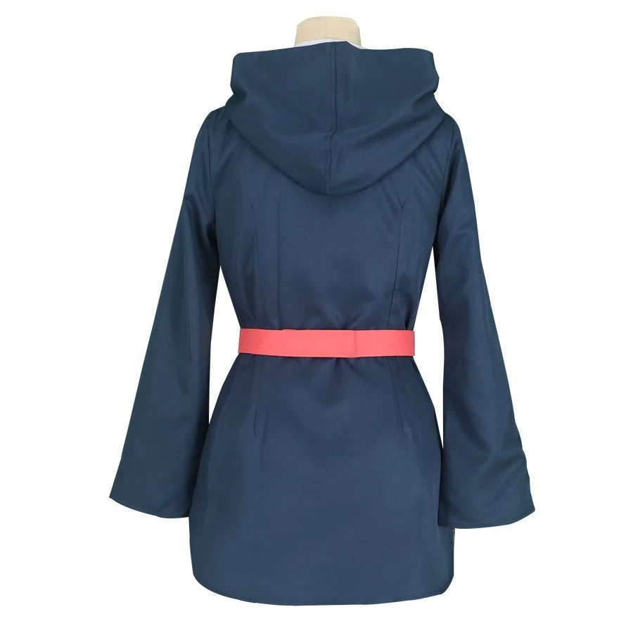 Anime Womens Costume Atsuko Akko Kagari cosplay Little Witch Academia Outfit Halloween Christmas Outfit Cloak Maid Dress