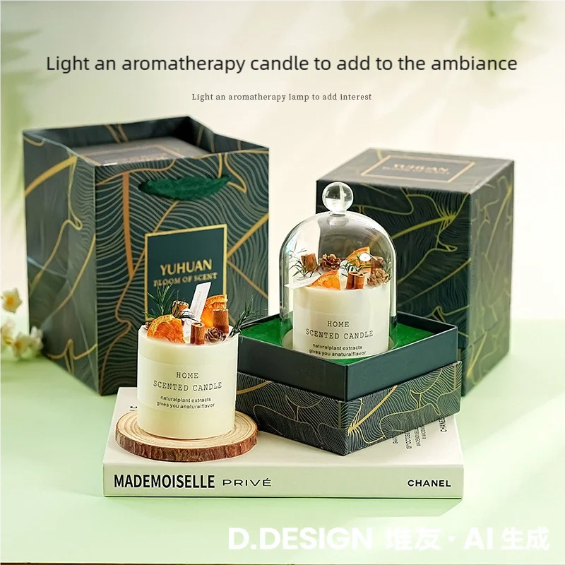 Dried Smokeless Aromatherapy Candles Bare Packaging Scented Candle Home Decora For Valentine's Holiday Decoration