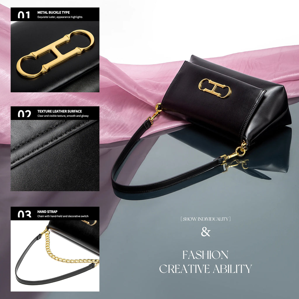 Fashion Classic Retro New Solid Color Square Women's Shoulder Bag Fashion Party Multi functional Occasion Crossbody Bag