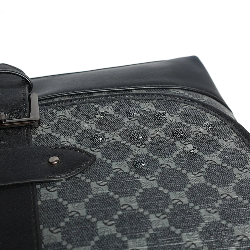 Business Leather Large Crossbody Bag for Men Bags Designer Casual Man Messenger Bag Male Sling Pack Work Shoulder Bag Luxury